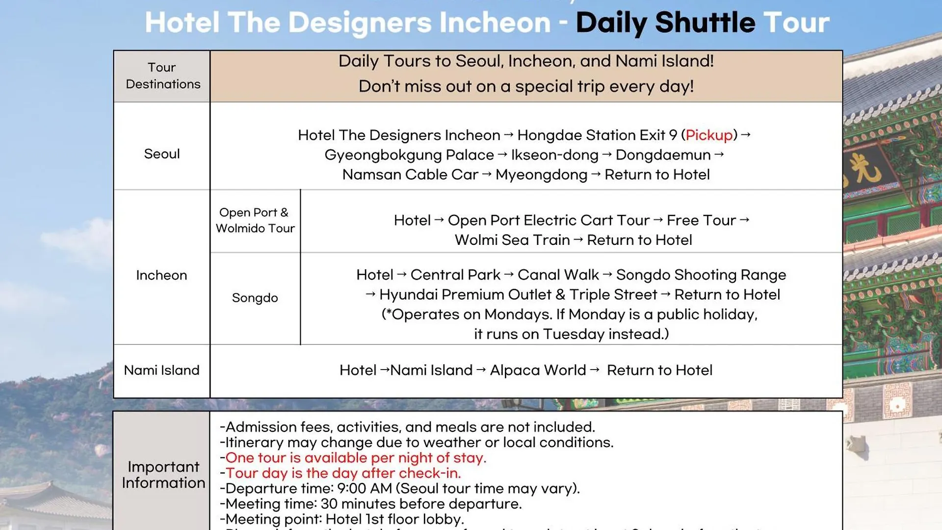 Hotel The Designers Incheon 2*,  Korsel